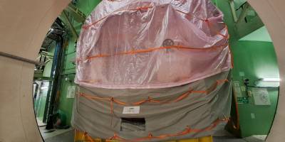 Installation de la housse de protection pour le Tampon Matériel à Fessenheim