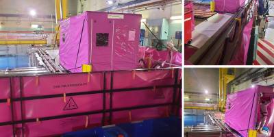 Un SAS de confinement BR installé avec succès sur le CNPE de Flamanville